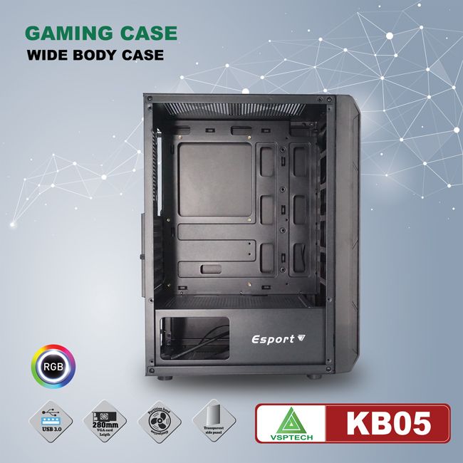 Case VSPTECH - Esport gaming KB05